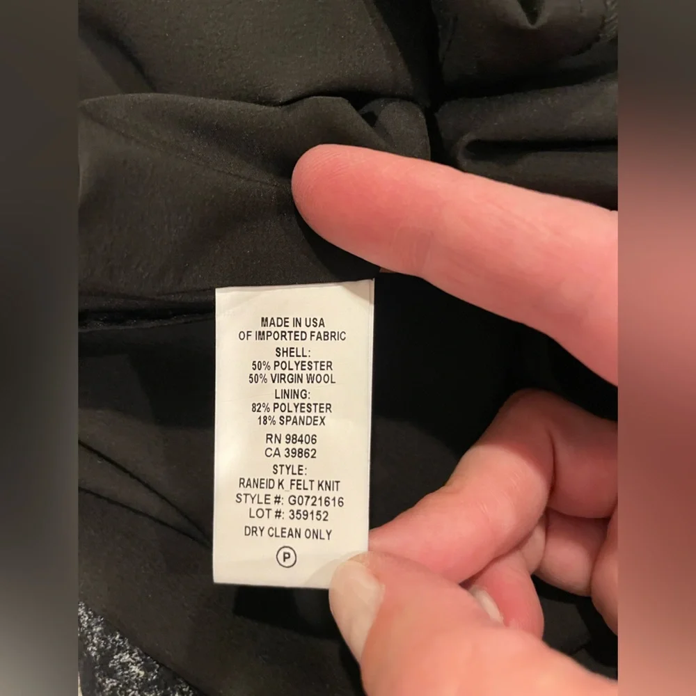 Theory LBD - size 10 heathered gray, sleeveless shell dress - Picture 4 of 5